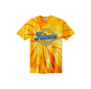 Deerfield STUDENT Spirit Wear-Youth Unisex Tie-Dye Shirt On-Demand Circle