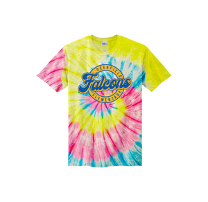 Deerfield STUDENT Spirit Wear-Youth Unisex Tie-Dye Shirt On-Demand Circle