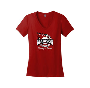 Madison Elementary (Redondo Beach, CA)-District Womens Perfect Weight V-Neck Tee On-Demand