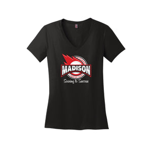 Madison Elementary (Redondo Beach, CA)-District Womens Perfect Weight V-Neck Tee On-Demand