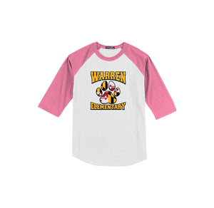 Warren Elm-Youth Unisex Baseball Tee On-Demand