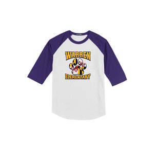 Warren Elm-Youth Unisex Baseball Tee On-Demand