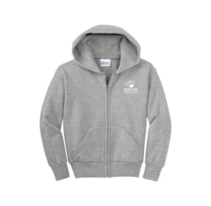 Bel Aire Park  On-Demand-Youth Unisex Full-Zip Hooded Sweatshirt On-Demand Left Chest