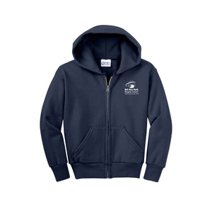 Bel Aire Park  On-Demand-Youth Unisex Full-Zip Hooded Sweatshirt On-Demand Left Chest