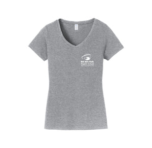 Bel Aire Park  On-Demand-Womens Fan Favorite V-Neck Tee On-Demand Left Chest