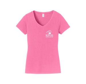 Bel Aire Park  On-Demand-Womens Fan Favorite V-Neck Tee On-Demand Left Chest