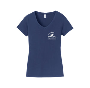 Bel Aire Park  On-Demand-Womens Fan Favorite V-Neck Tee On-Demand Left Chest