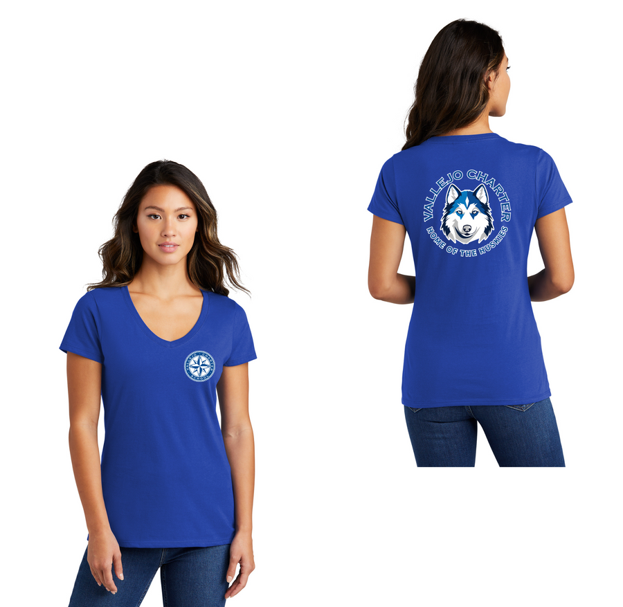 Vallejo Charter-Women's Fan Favorite V-Neck Tee