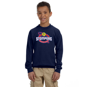 SRVGAL Softball Spirit Wear 2024-25-Youth Unisex Crewneck Sweatshirt White Lettering