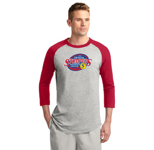 SRVGAL Softball Spirit Wear 2024-25-Adult Unisex Baseball Tee Red Stompers