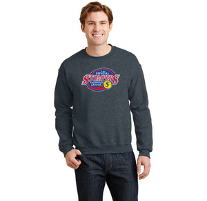 SRVGAL Softball Spirit Wear 2024-25-Adult Unisex Crewneck Sweatshirt Red Stompers