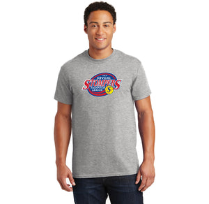 SRVGAL Softball Spirit Wear 2024-25-Adult Unisex T-Shirt Red Stompers