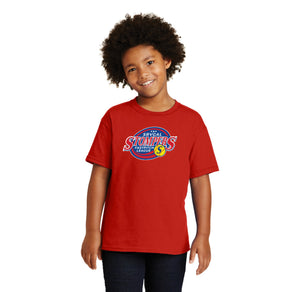 SRVGAL Softball Spirit Wear 2024-25-Youth Unisex T-Shirt Red Stompers