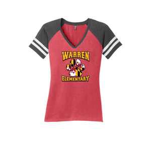 Warren Elm-Womens Premium Game V-Neck Tee On-Demand