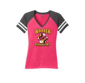 Warren Elm-Womens Premium Game V-Neck Tee On-Demand