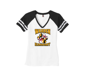 Warren Elm-Womens Premium Game V-Neck Tee On-Demand