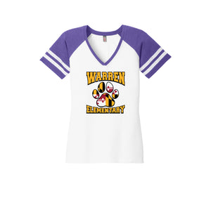 Warren Elm-Womens Premium Game V-Neck Tee On-Demand