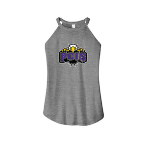 Plymouth Community Intermediate Spirit Wear 2024-25 On demand Store-Women's Premium Perfect Tri Rocker Tank On-Demand_11