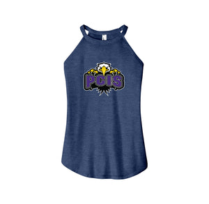 Plymouth Community Intermediate Spirit Wear 2024-25 On demand Store-Women's Premium Perfect Tri Rocker Tank On-Demand_11