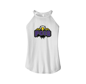 Plymouth Community Intermediate Spirit Wear 2024-25 On demand Store-Women's Premium Perfect Tri Rocker Tank On-Demand_11