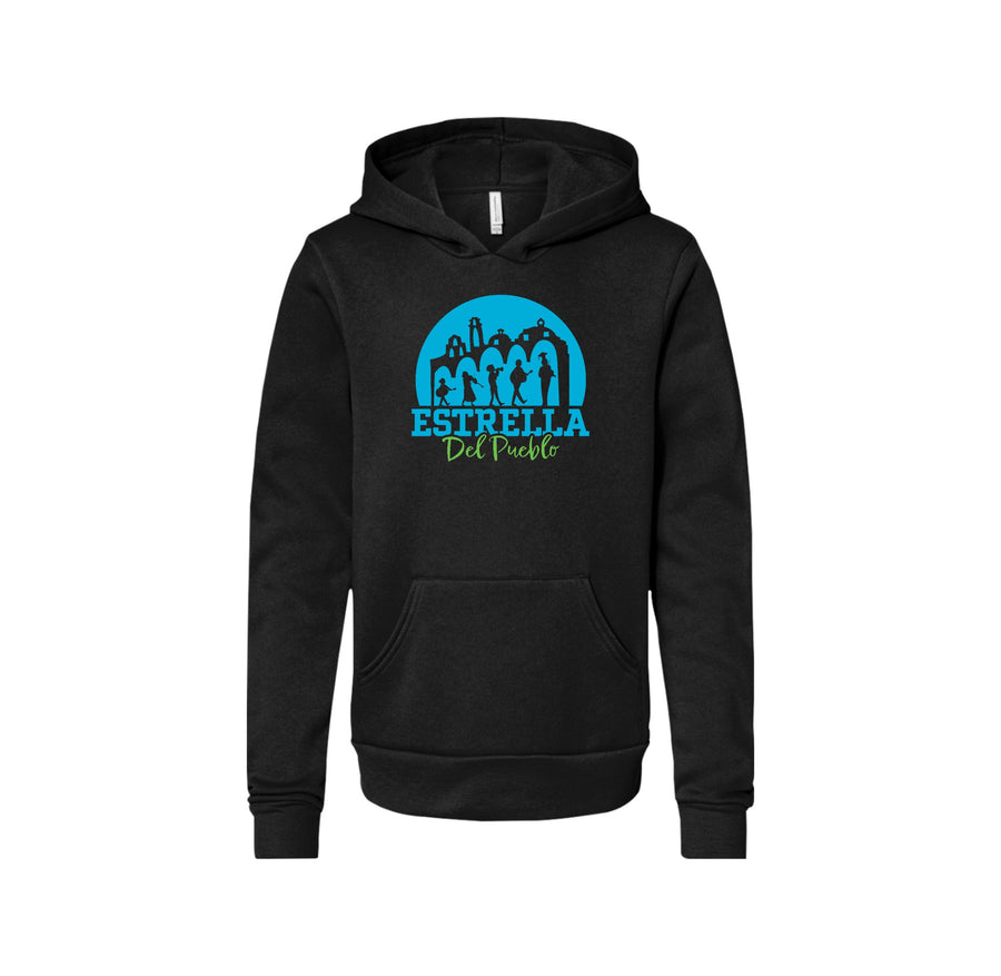 Estrella del Pueblo Fall-Youth Unisex Premium Sponge Fleece Pullover Hoodie On-Demand