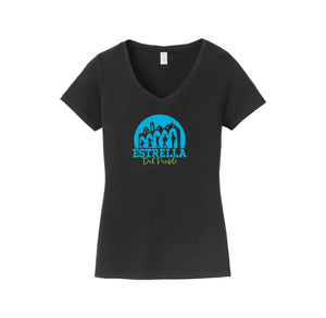 Estrella del Pueblo Fall-Womens Fan Favorite V-Neck Tee On-Demand