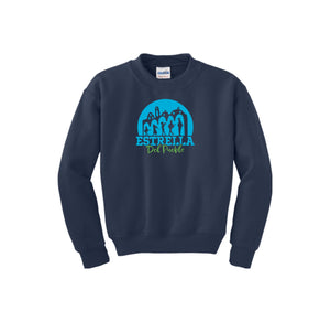 Estrella del Pueblo Fall-Youth Unisex Crewneck Sweatshirt On-Demand