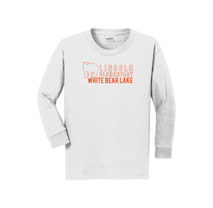 Lincoln Elementary (WBL) Spirit Wear 2024-25 On Demand Store-Youth Unisex Long Sleeve Tee On-Demand