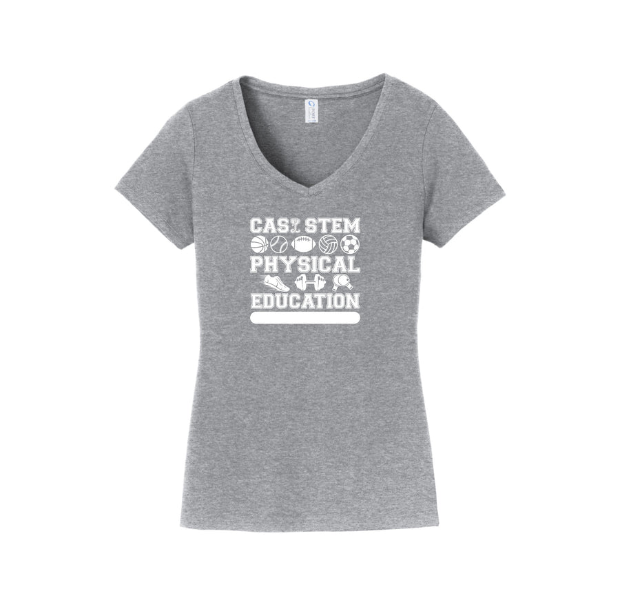 CAST STEM PE On Demand-Womens Fan Favorite V-Neck Tee On-Demand