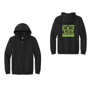 CAST STEM PE On Demand-Adult Unisex Full-Zip Hooded Sweatshirt On-Demand