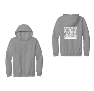 CAST STEM PE On Demand-Adult Unisex Full-Zip Hooded Sweatshirt On-Demand