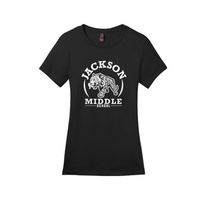 Jackson Middle School Spirit Wear 2024-25 On Demand Store-Womens Premium Tee On-Demand Circle