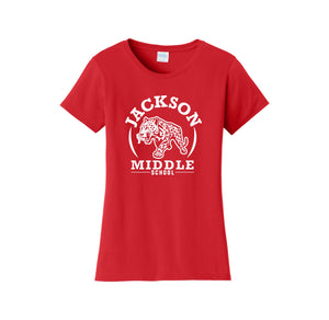 Jackson Middle School Spirit Wear 2024-25 On Demand Store-Womens Fan Favorite Tee On-Demand Circle