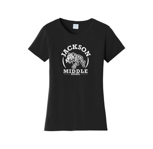 Jackson Middle School Spirit Wear 2024-25 On Demand Store-Womens Fan Favorite Tee On-Demand Circle