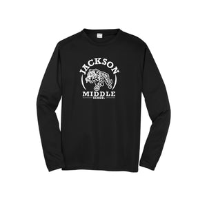 Jackson Middle School Spirit Wear 2024-25 On Demand Store-Adult Unisex Dri-Fit Long Sleeve Tee On-Demand Circle