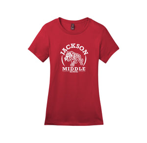 Jackson Middle School Spirit Wear 2024-25 On Demand Store-Womens Premium Tee On-Demand Circle