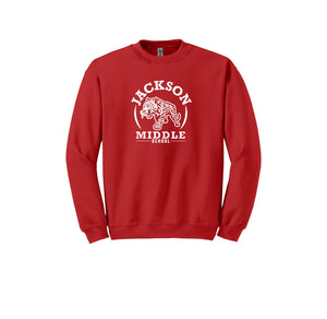 Jackson Middle School Spirit Wear 2024-25 On Demand Store-Adult Unisex Crewneck Sweatshirt On-Demand Circle