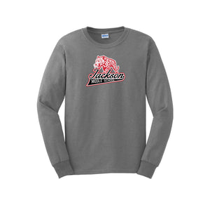 Jackson Middle School Spirit Wear 2024-25 On Demand Store-Adult Unisex Long Sleeve Tee On-Demand