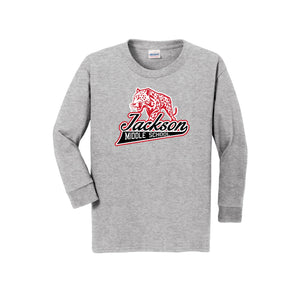 Jackson Middle School Spirit Wear 2024-25 On Demand Store-Youth Unisex Long Sleeve Tee On-Demand