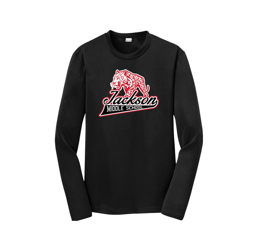 Jackson Middle School Spirit Wear 2024-25 On Demand Store-Youth Unisex Dri-Fit Long Sleeve Tee On-Demand