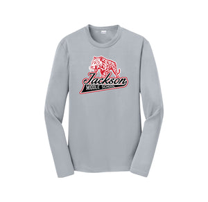 Jackson Middle School Spirit Wear 2024-25 On Demand Store-Youth Unisex Dri-Fit Long Sleeve Tee On-Demand