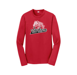 Jackson Middle School Spirit Wear 2024-25 On Demand Store-Youth Unisex Dri-Fit Long Sleeve Tee On-Demand