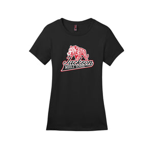 Jackson Middle School Spirit Wear 2024-25 On Demand Store-Women's Premium Tee On-Demand