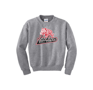 Jackson Middle School Spirit Wear 2024-25 On Demand Store-Youth Unisex Crewneck Sweatshirt On-Demand