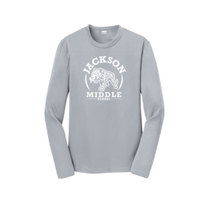 Jackson Middle School Spirit Wear 2024-25 On Demand Store-Youth Unisex Dri-Fit Long Sleeve Tee On-Demand Circle