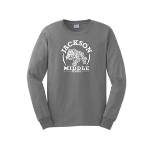 Jackson Middle School Spirit Wear 2024-25 On Demand Store-Adult Unisex Long Sleeve Tee On-Demand Circle