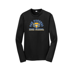 San Pasqual High School Spirit Wear 2024-25 On-Demand-Youth Unisex Dri-Fit Long Sleeve Tee On-Demand Curve Logo