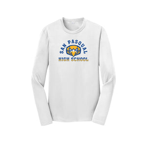 San Pasqual High School Spirit Wear 2024-25 On-Demand-Youth Unisex Dri-Fit Long Sleeve Tee On-Demand Curve Logo