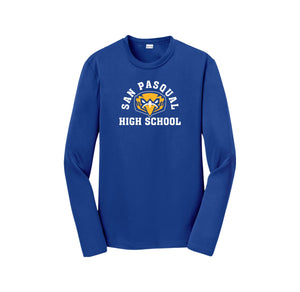 San Pasqual High School Spirit Wear 2024-25 On-Demand-Youth Unisex Dri-Fit Long Sleeve Tee On-Demand Curve Logo