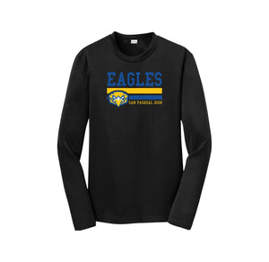 San Pasqual High School Spirit Wear 2024-25 On-Demand-Youth Unisex Dri-Fit Long Sleeve Tee On-Demand Eagles Logo